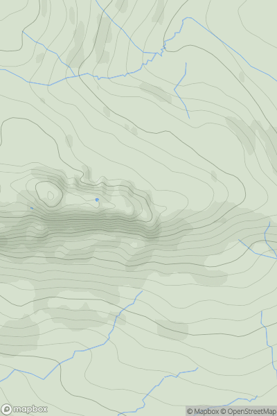 Thumbnail image for An Sgurr [Canna, Rhum and Eigg] showing contour plot for surrounding peak
